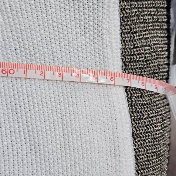 Elisa Cavaletti by Daniela Dallavalle Textured Embellished Tunic White XS - Picture 13 of 15